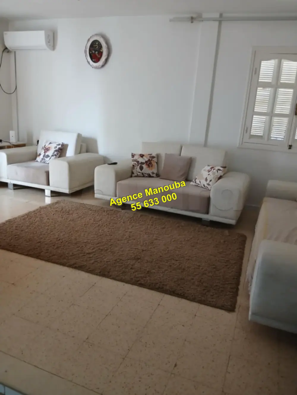 Mannouba La Mannouba Location Appart. 4 pices Al tage de villa s4 spacieux au 2me