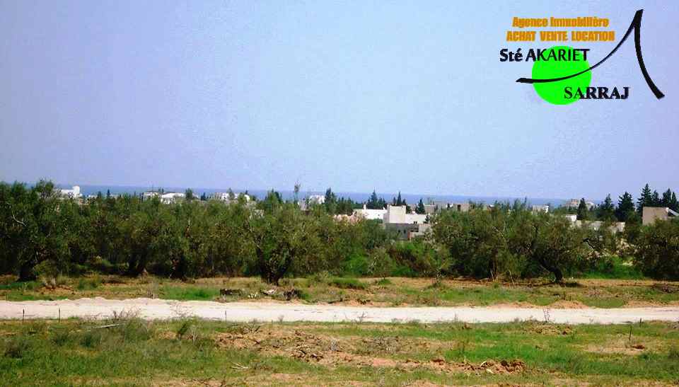 Akouda Chatt Meriem Terrain Terrain nu Deux lots 460m et 460m en face koussour gharnata