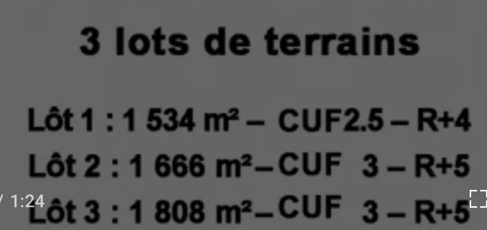 Ariana Ville Cite Ennasr 2 Terrain Terrain nu 3 lots de terrains  enasser 2