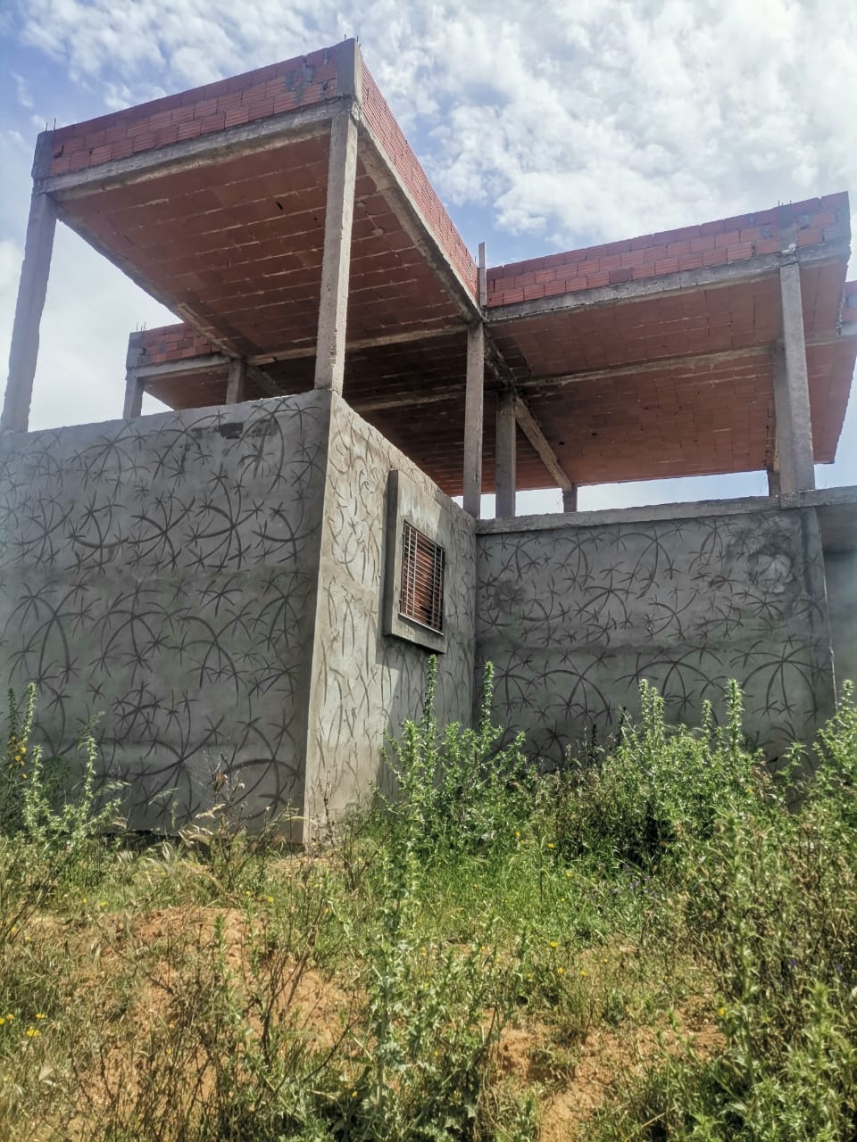 Oued Ellil Essaida Vente Duplex Duplexe en cours de construction