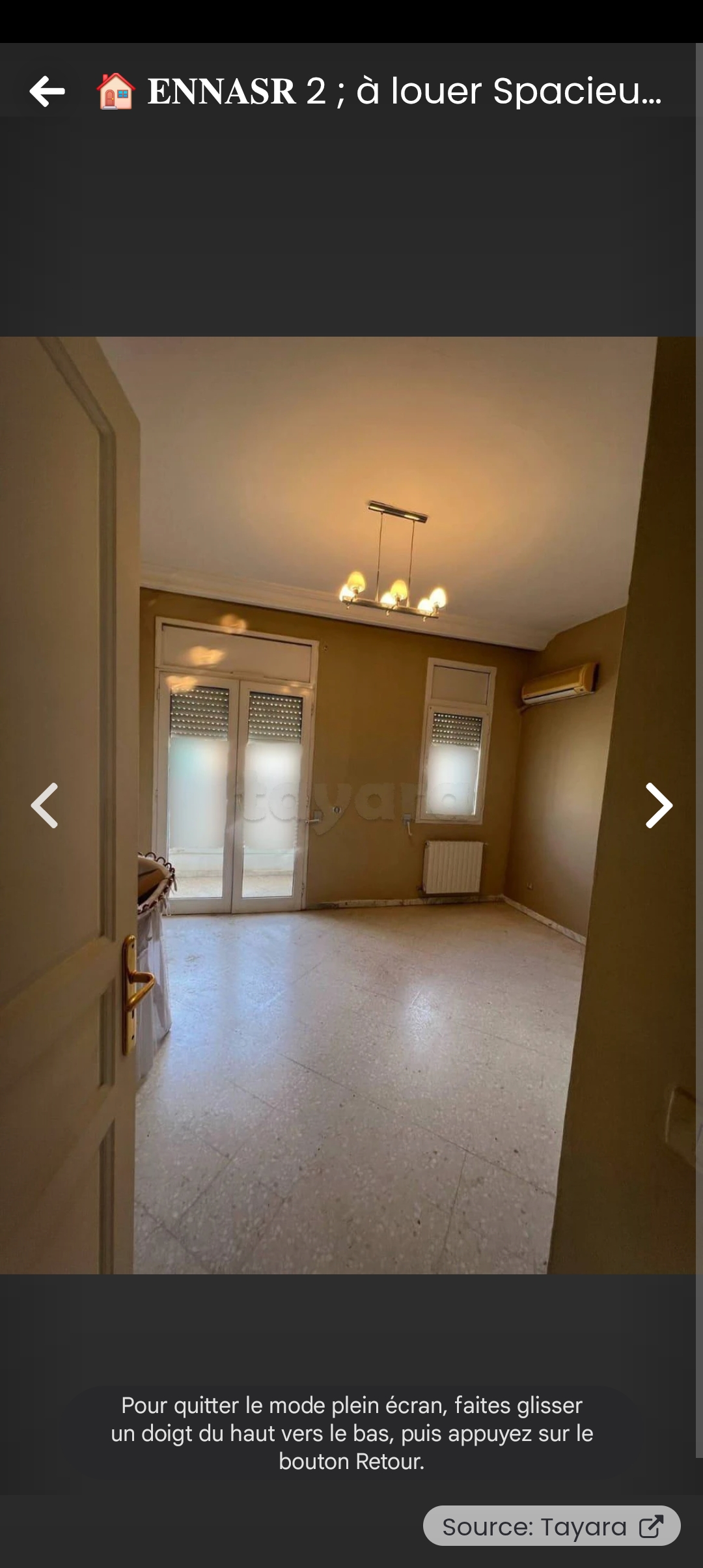 Ariana Ville Ariana Location Appart. 4 pices S3 1300d ennasr 1