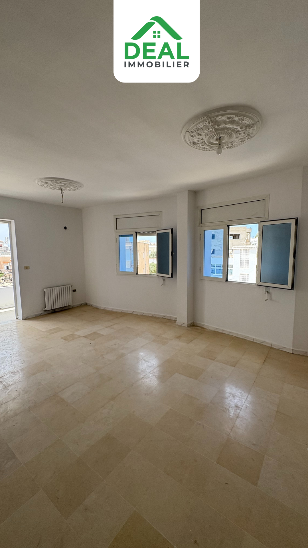 Sousse Jaouhara Khezama Ouest Location Appart. 3 pices Spacieux appartement s3