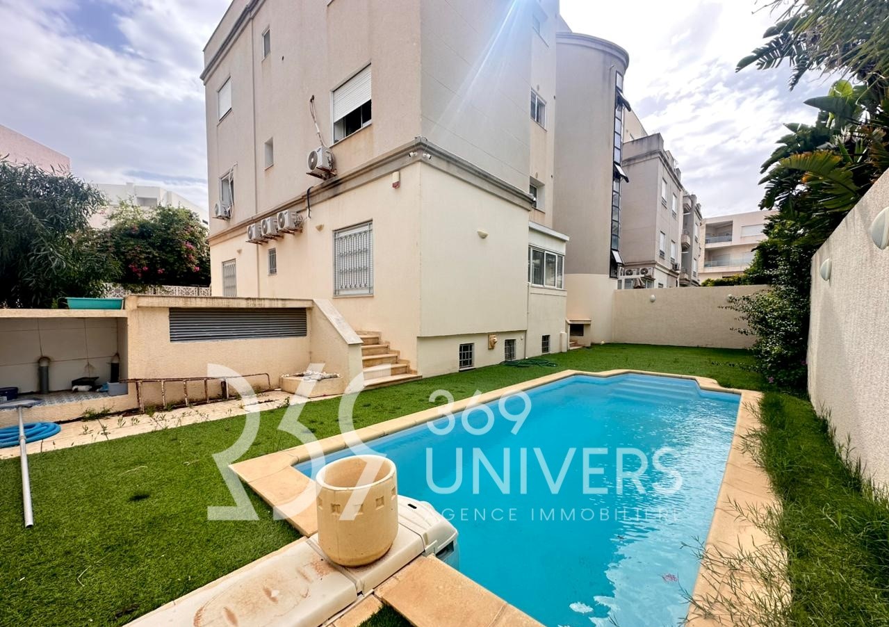Ain Zaghouan Jardins de Carthage Location Appart. 3 pices Appartement avec piscine aux jdc ref ra142