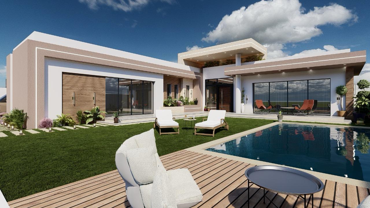 Hammamet Hammamet Vente Maisons Une coquette villa de plain pieds avec piscine