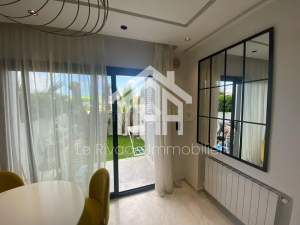 La Marsa Sidi Daoud Location Appart. 1 pice S1 meubl avec jardin  la marsa ref341a