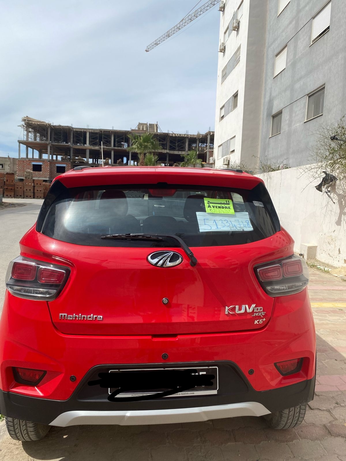 Raoued Cite El Ghazala 1 Mahindra Autre Modle Mahindra k6 plus  premire main