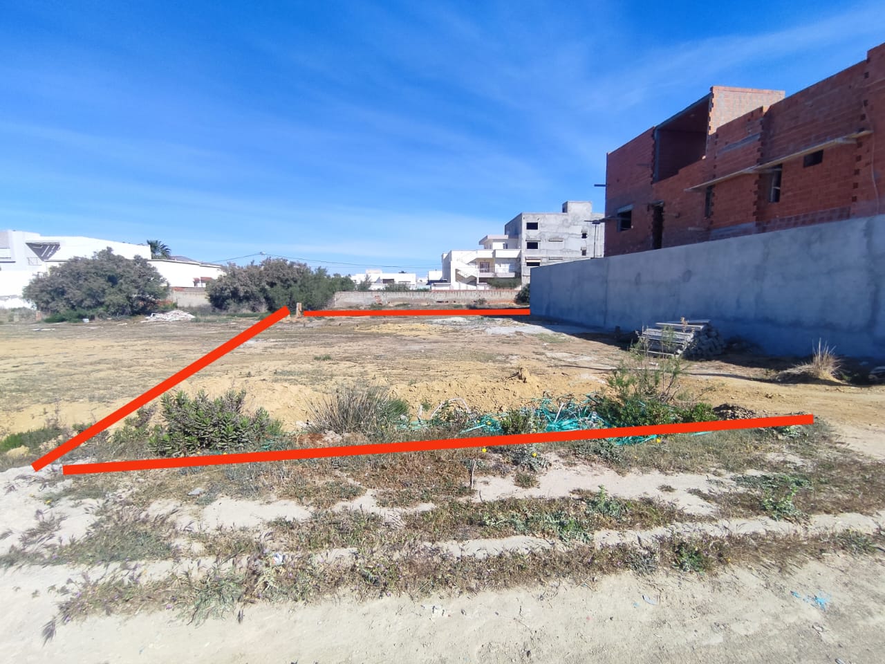 Raoued Raoued Terrain Terrain nu Lot titre individuel viabilis  raoued plage