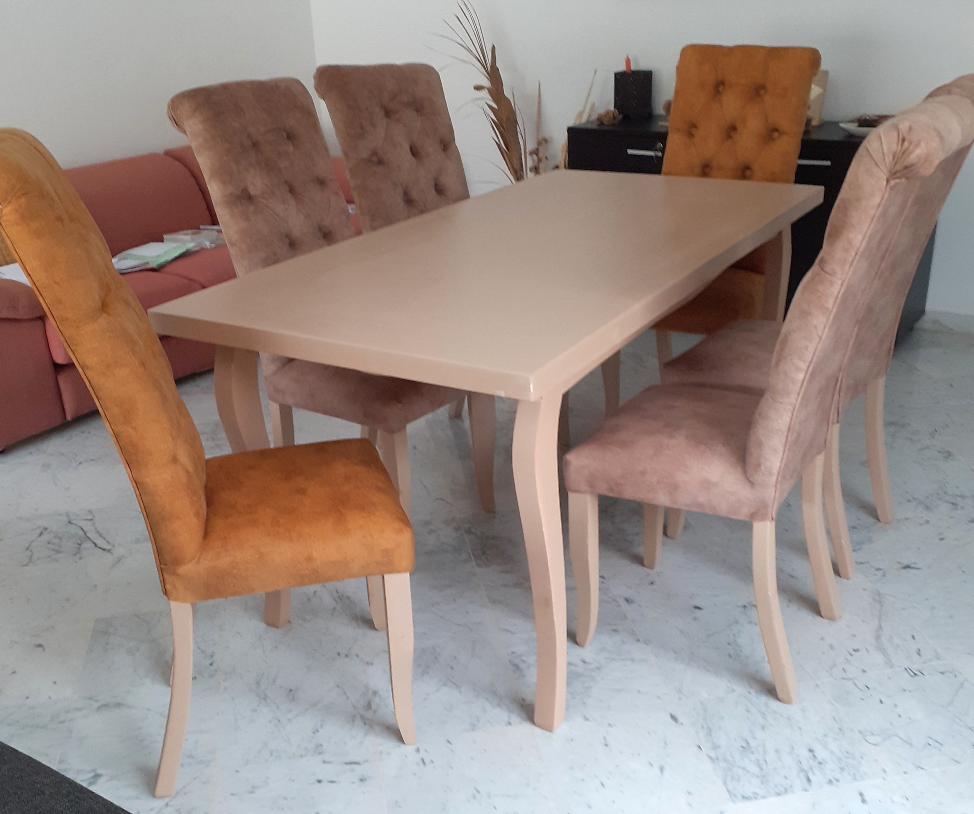 La Marsa Cite El Khalil Salon - Salle  manger  Tables Table  manger de salon et 6 chaises