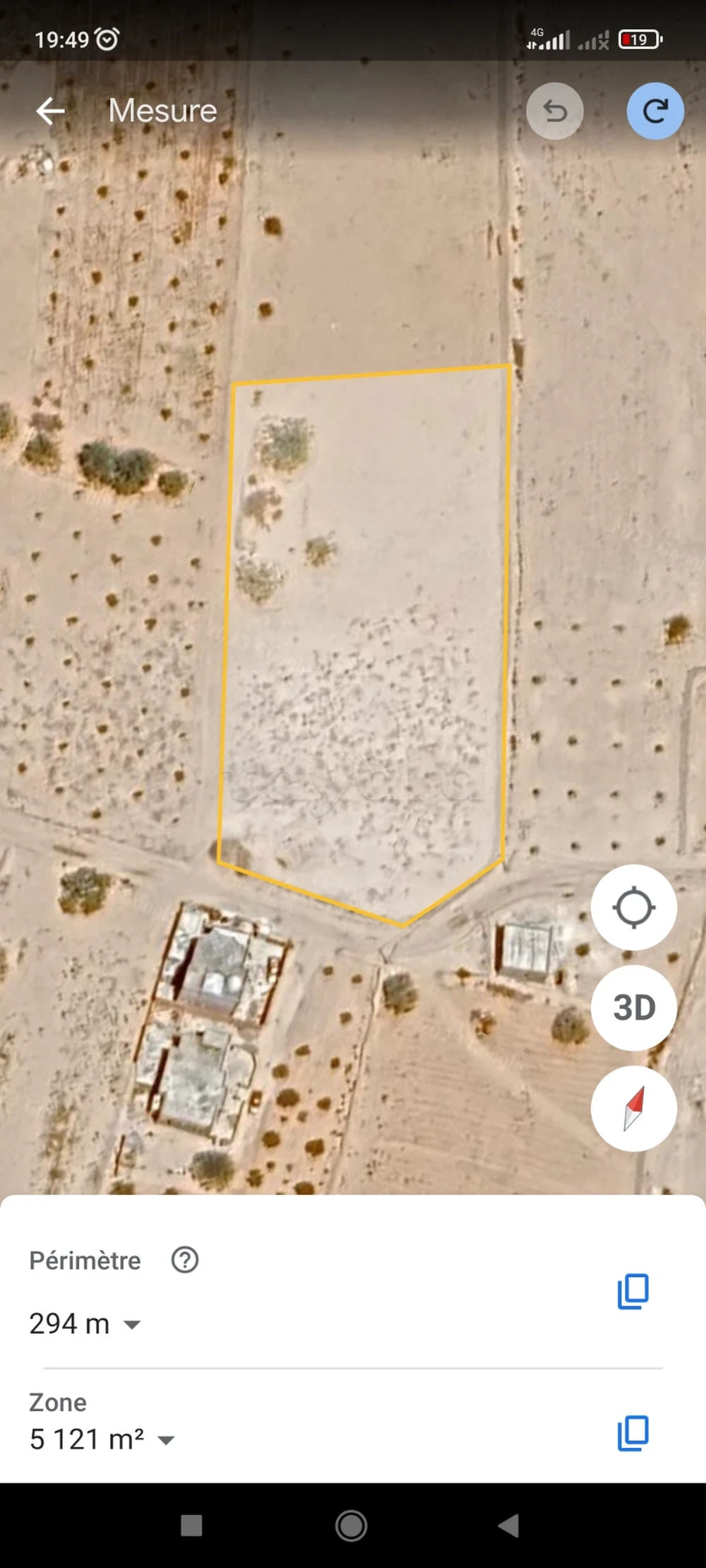 Djerba - Houmet Essouk Djerba  Terrain Terrain nu Terrain  djerba 5000 m2 bezzim