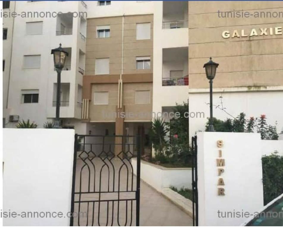 Raoued Ariana Essoughra Location Appart. 2 pices S1 petite ariana immeuble galaxy 5eme etage