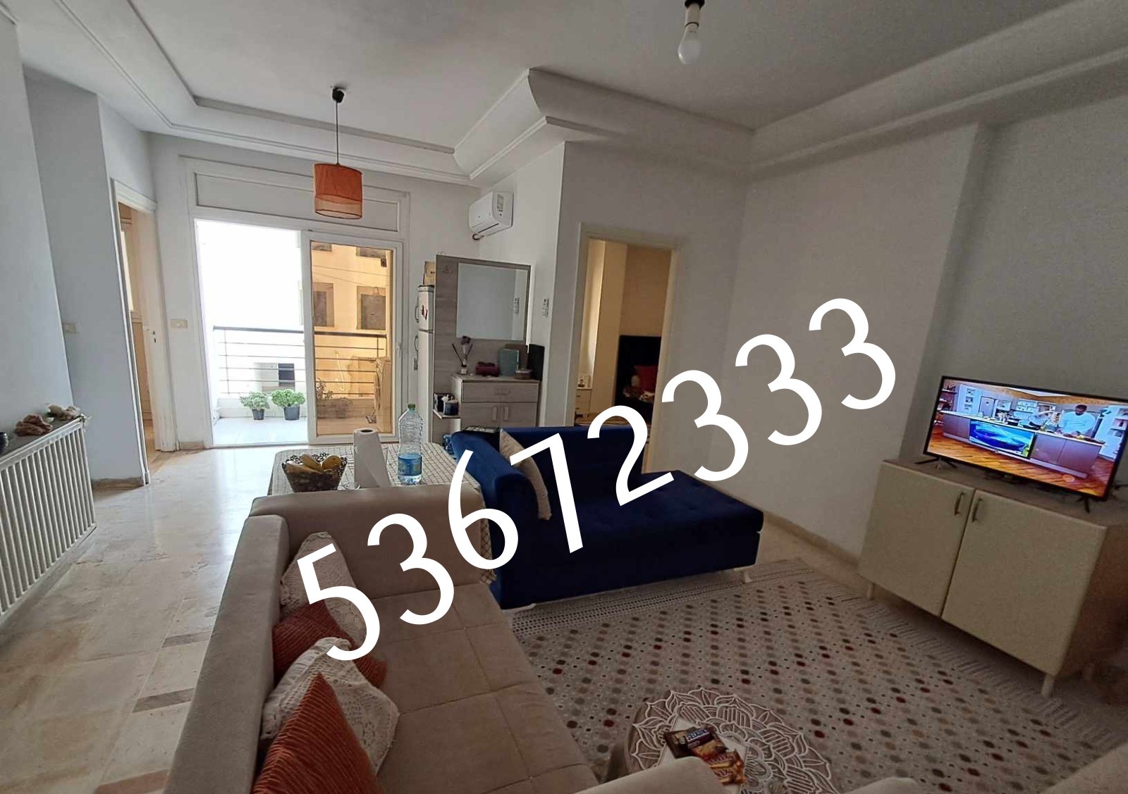 La Marsa El Aouina Vente Appart. 2 pices S plus 2 aouina cite wahat