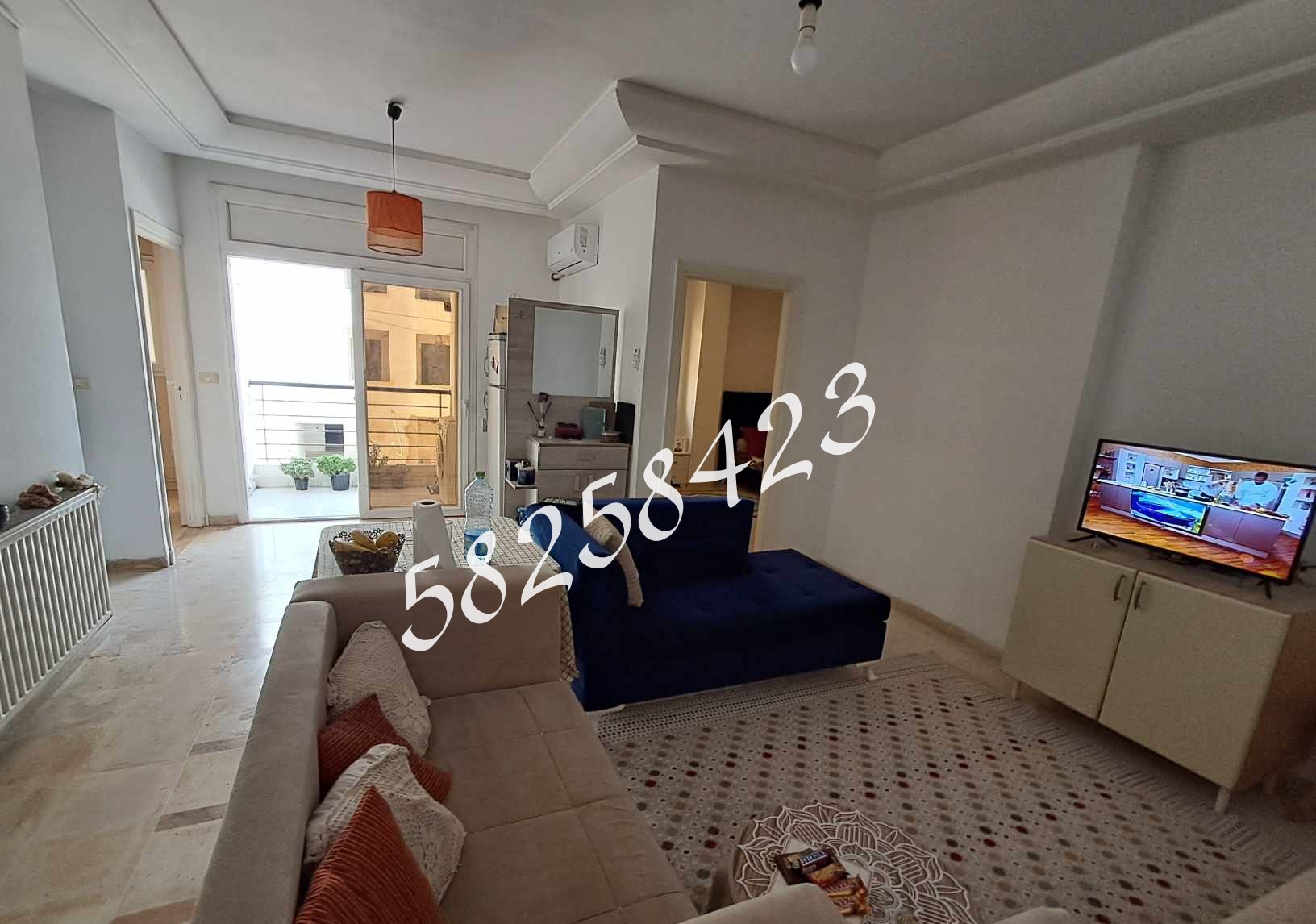 La Marsa El Aouina Vente Appart. 3 pices S plus 2 jardins de laouina tel 58258423 fb 7463