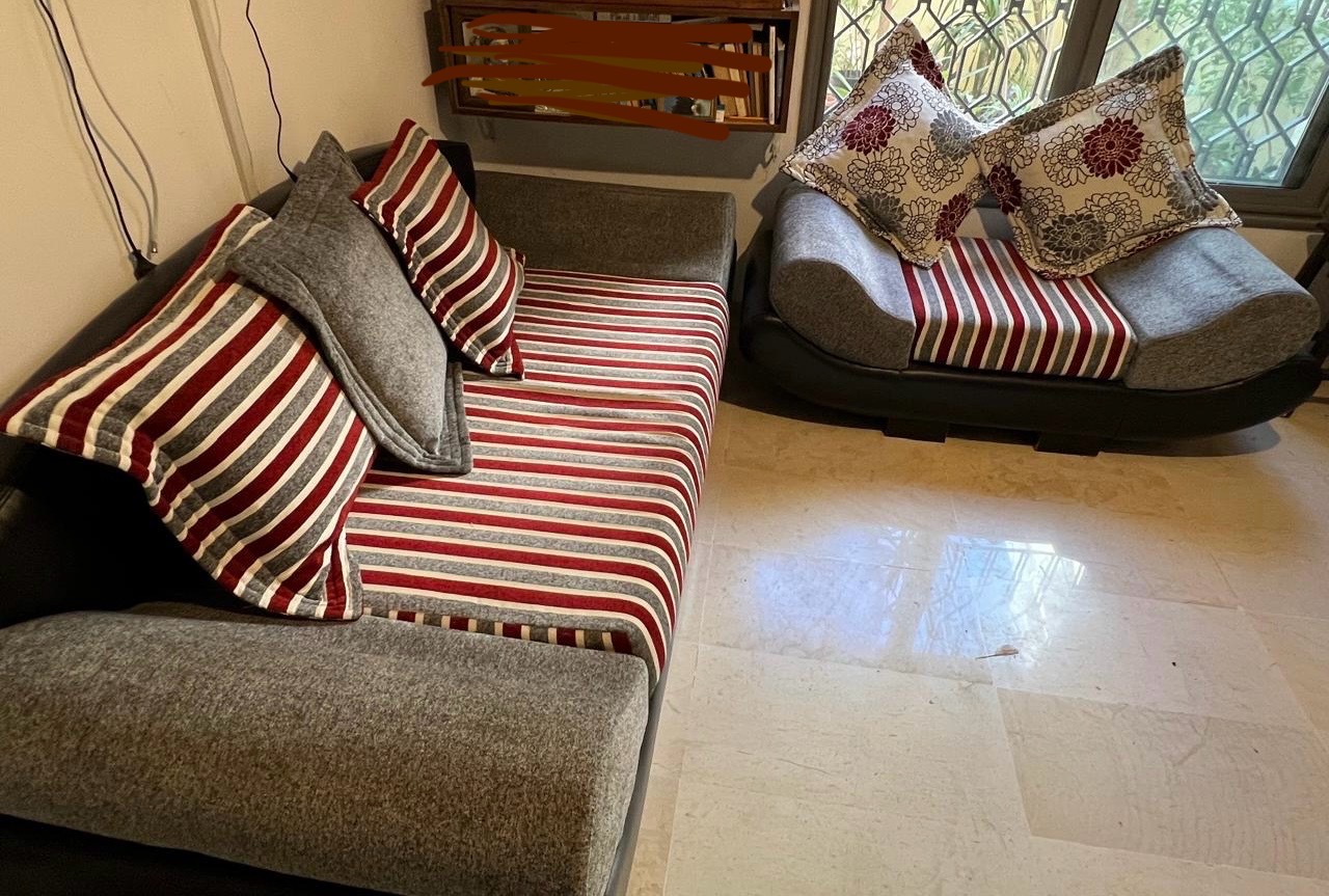 Ain Zaghouan Jardins de Carthage Salon - Salle  manger  Fauteuils 2 fauteuils en tissu et simili cuir