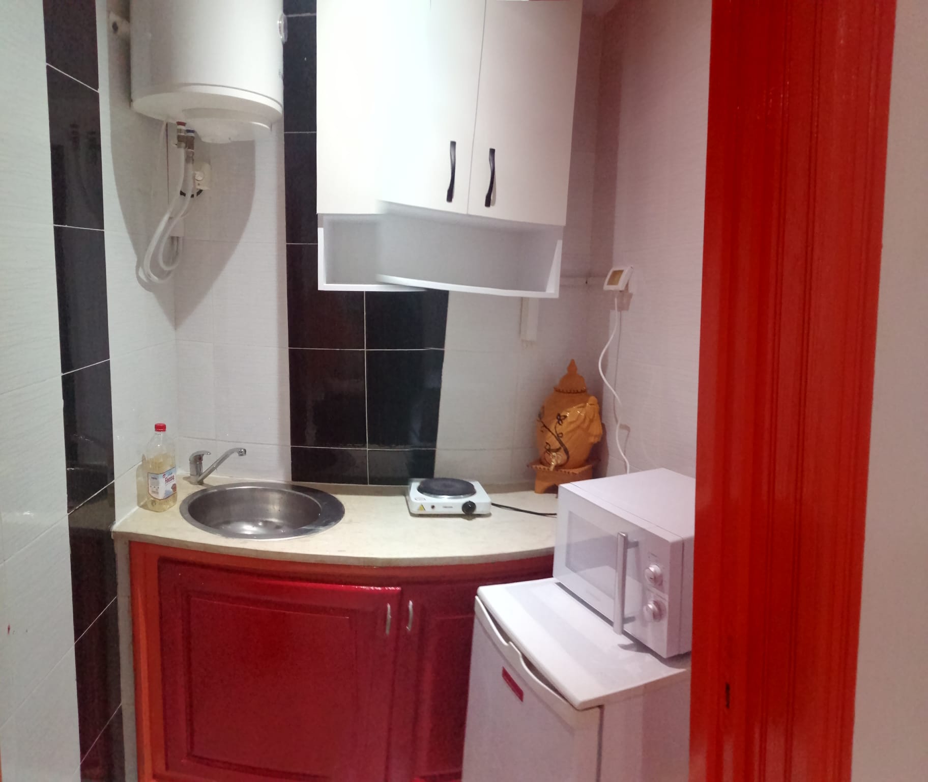 Bab Bhar Republique Location Appart. 2 pices Appt s1 ht standing meubl prs rue palestine