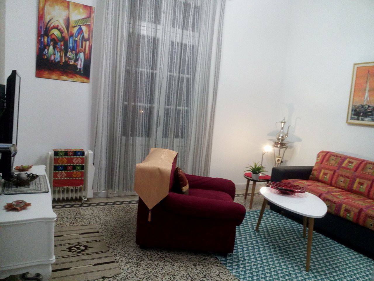 Bab Bhar Republique Location Appart. 3 pices Super app 3 pieces meuble prs carrefour lafayet