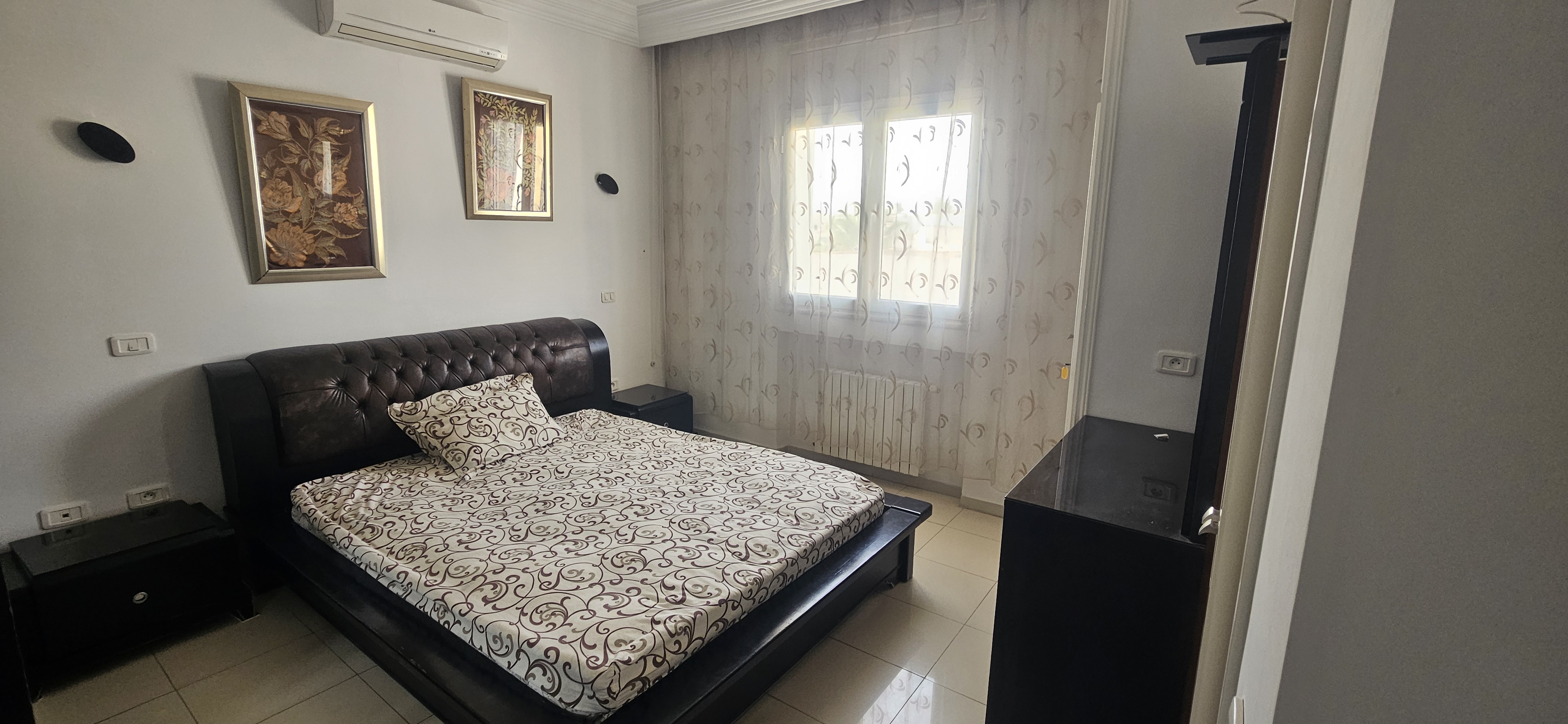 La Marsa El Aouina Location Appart. 3 pices L'aouina al s4 tage de villa meubl