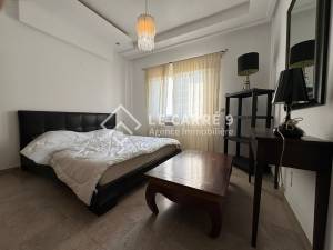 Ain Zaghouan Jardins de Carthage Location Appart. 1 pice S1 de 65m2 meubl aux jardins