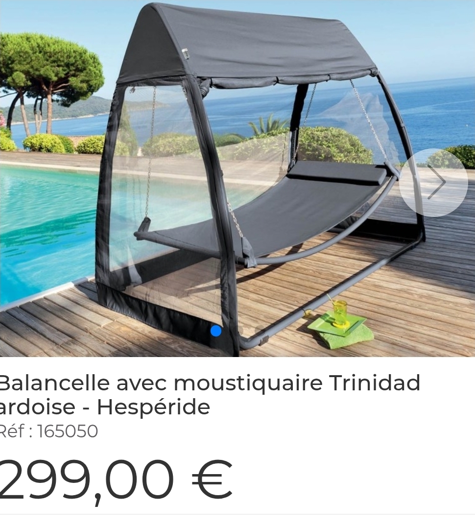 Hammam Lif Cite Casino Meubles de jardin Piscines, Accessoires Balancelle hamac avec moustiquaire transat piscine
