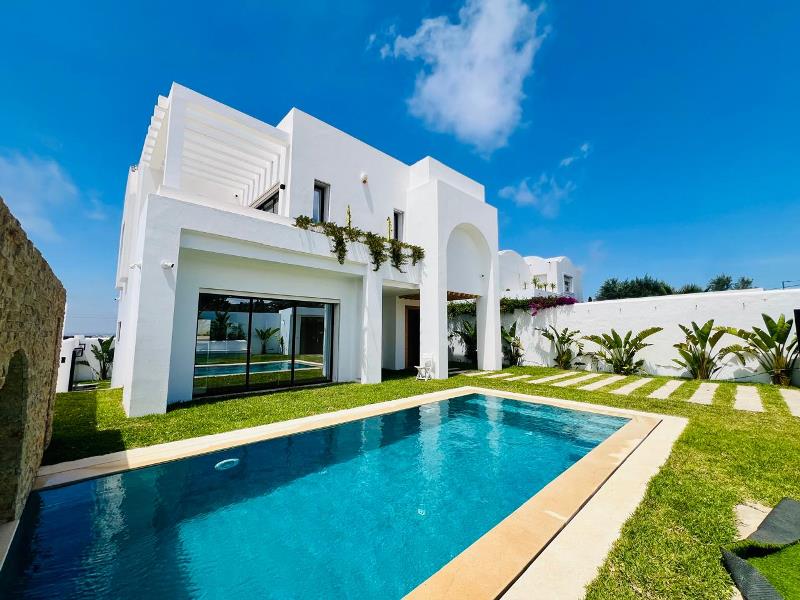 Hammamet Hammamet Vente Maisons V557 villa brune zone craxi h