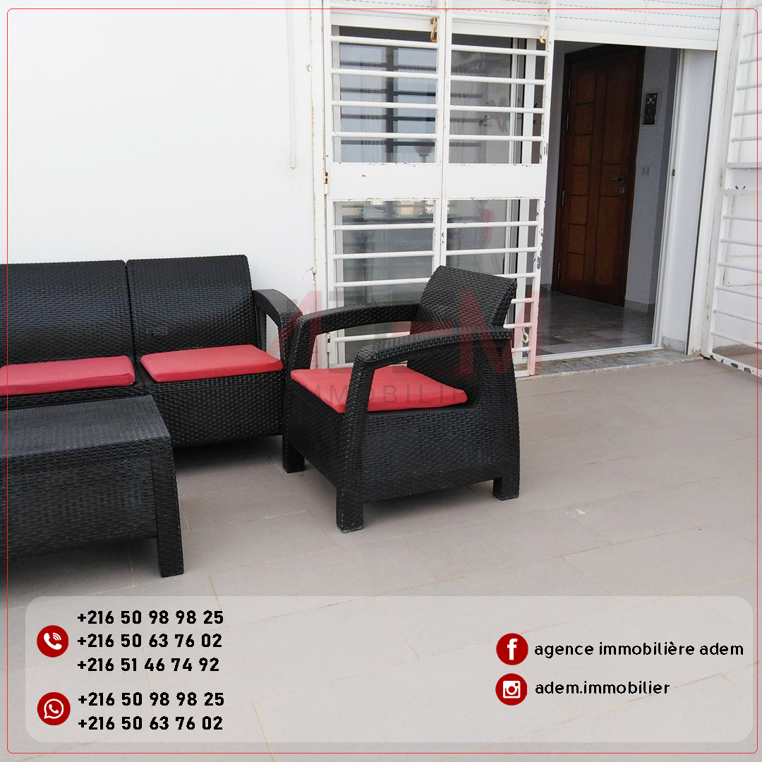Akouda Akouda Location Appart. 3 pices Appartement avec vue de mer