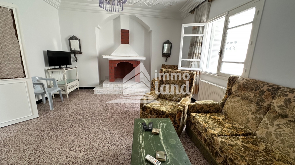 La Marsa Cite Des Juges 2 Location Appart. 5 pices+ Rdc de villa s4 meubl  la marsa