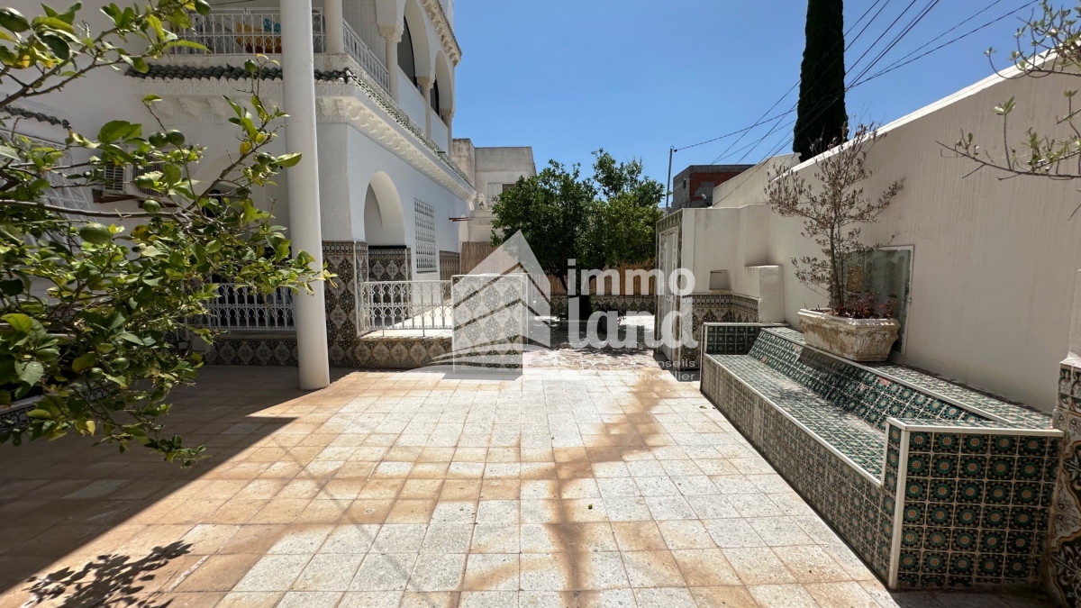 La Marsa Cite Des Juges 2 Location Appart. 5 pices+ Rdc de villa s4 meubl  la marsa
