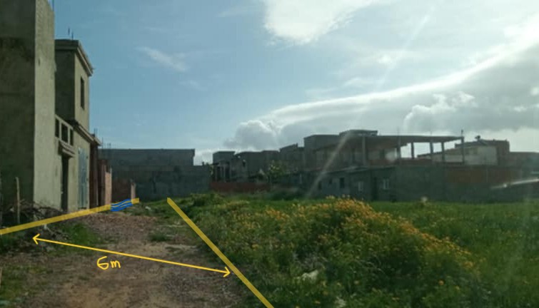 Bizerte Sud La Pecherie Terrain Terrain nu Deux lots de terrain  bizerte sud borj jeberi