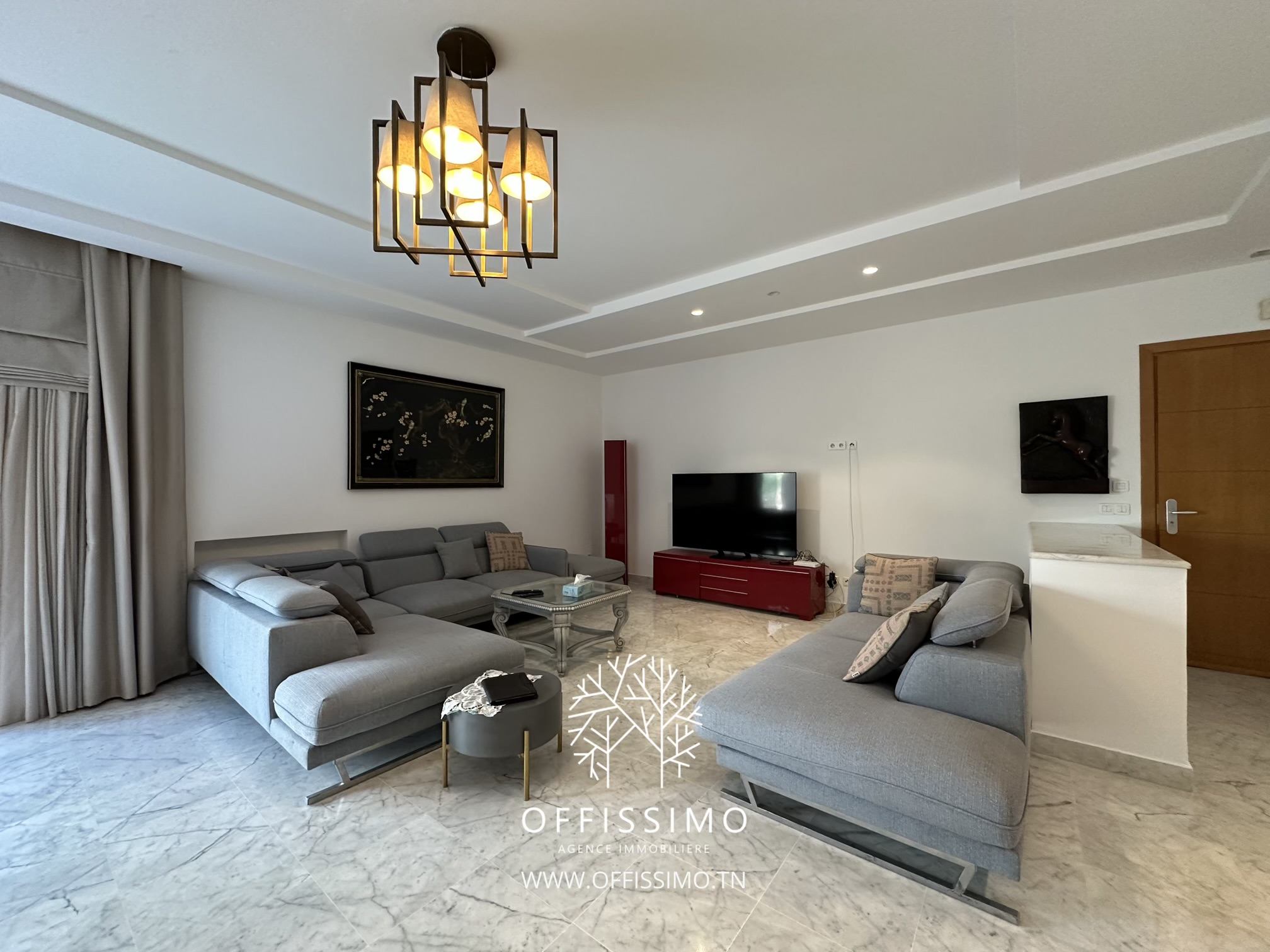 La Marsa Berge Du Lac Location Appart. 3 pices Appartement s3 meubl lac 1  avec grande terrasse