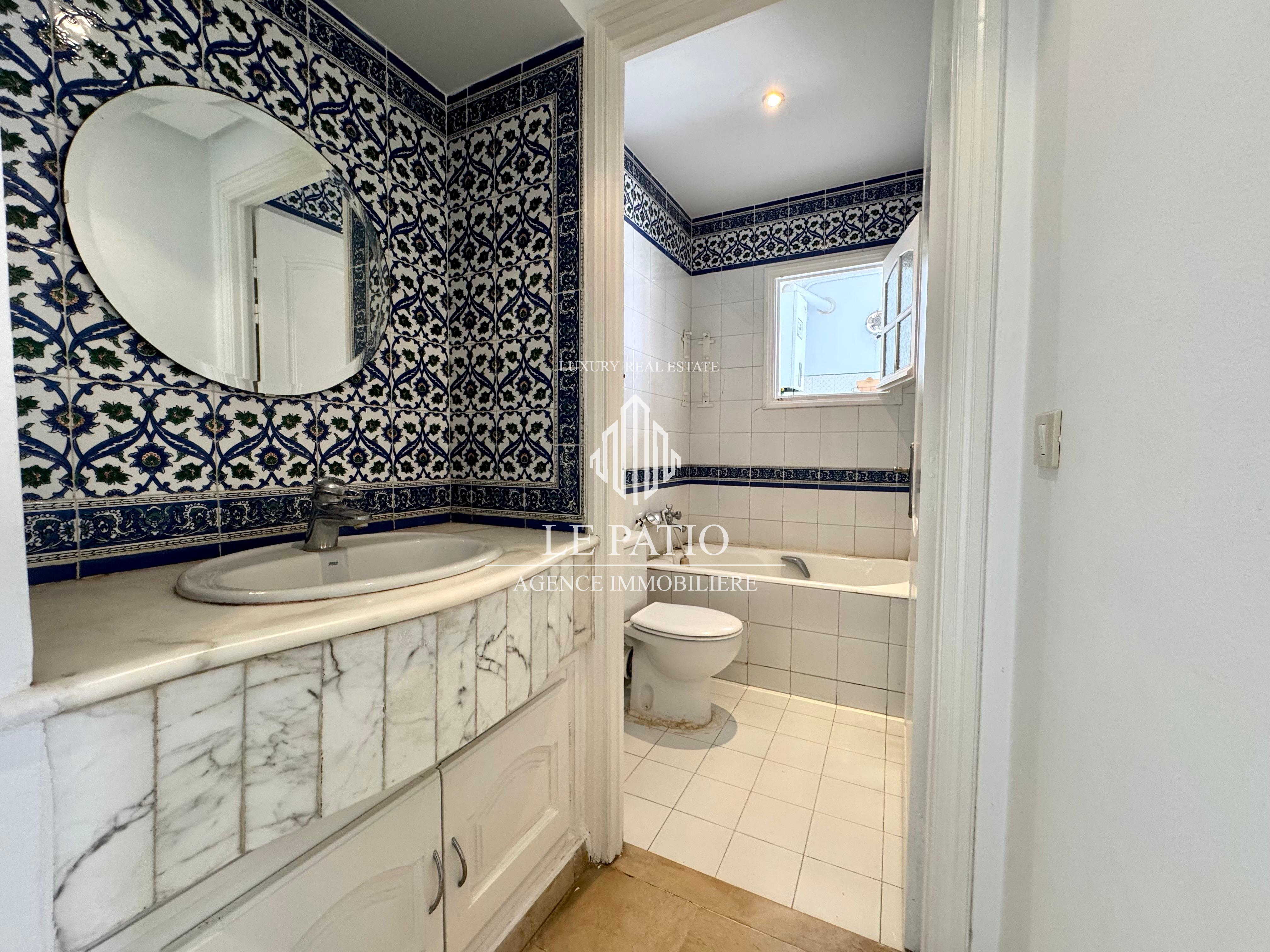 Carthage Amilcar Location Maisons Etage de villa s3 avec chambre de service