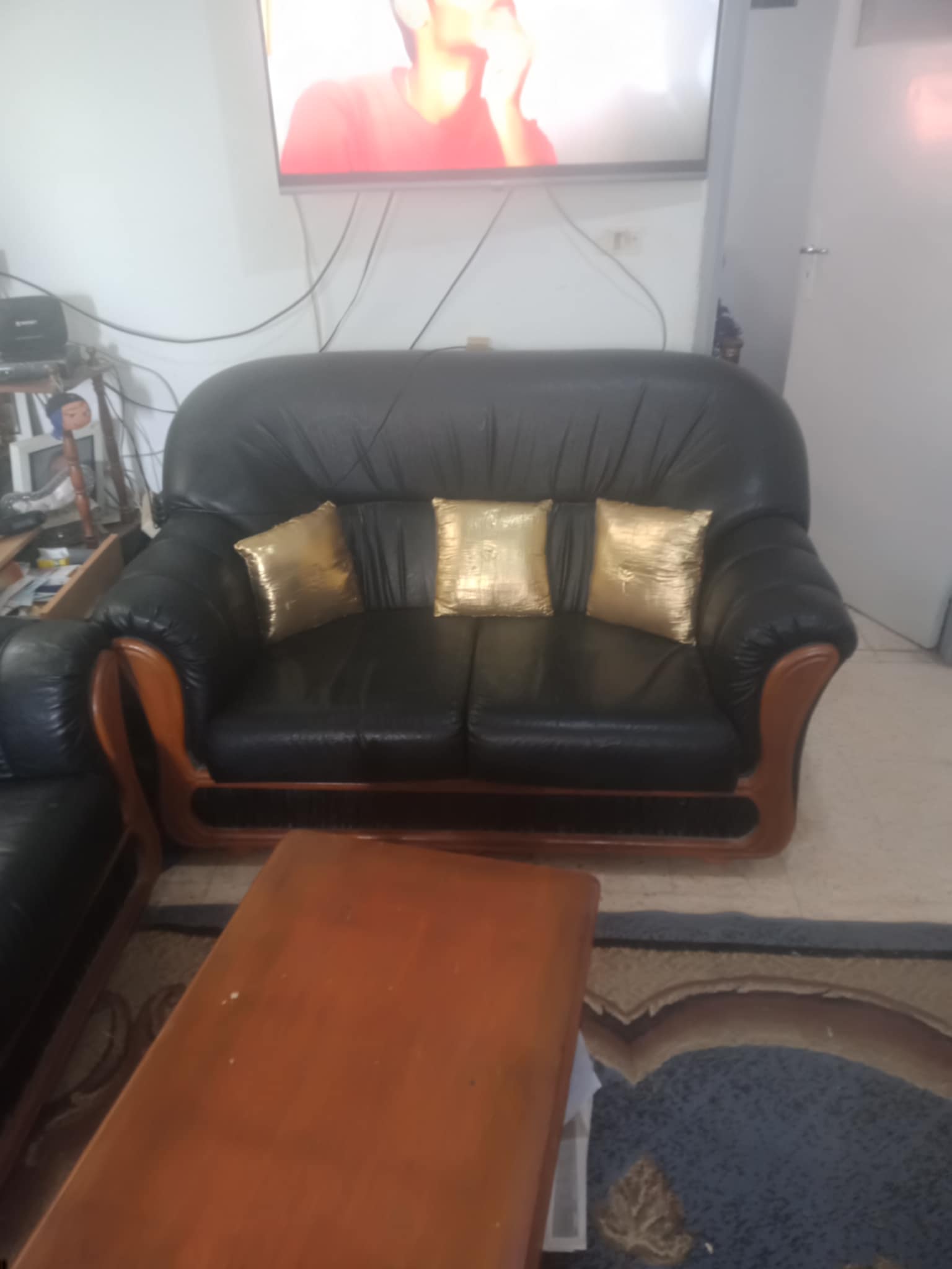 Le Kef Ouest Kef Ouest Salon - Salle  manger  Salons Salon cuire en trs bonne tat