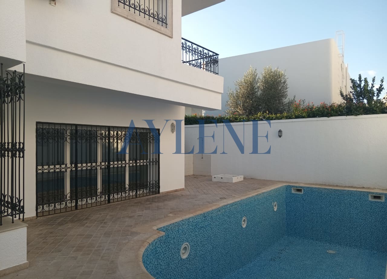 Ain Zaghouan Jardins de Carthage Location Maisons Villa s6 avec piscine aux jardins de carthage
