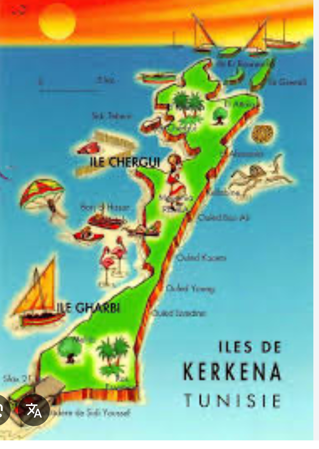 Kerkenah Kellabine Location vacances Appart. 1 pice Studio meubl  kallabine