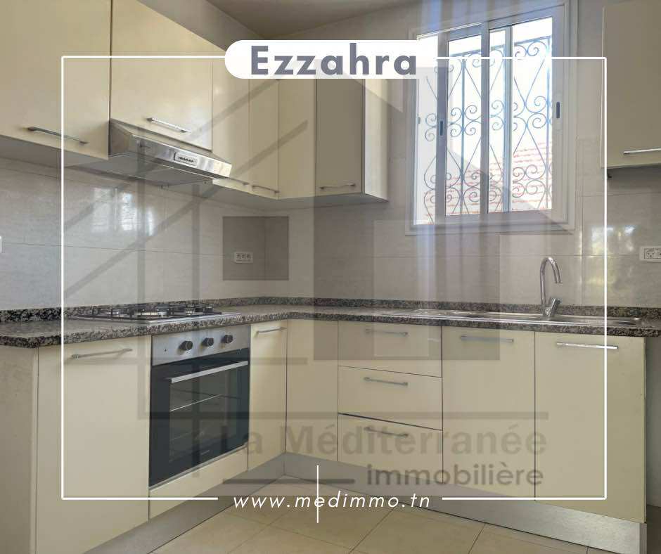 Ezzahra Ezzahra Location Appart. 3 pices Etage de villa s3 indpendant  ezzahra ville