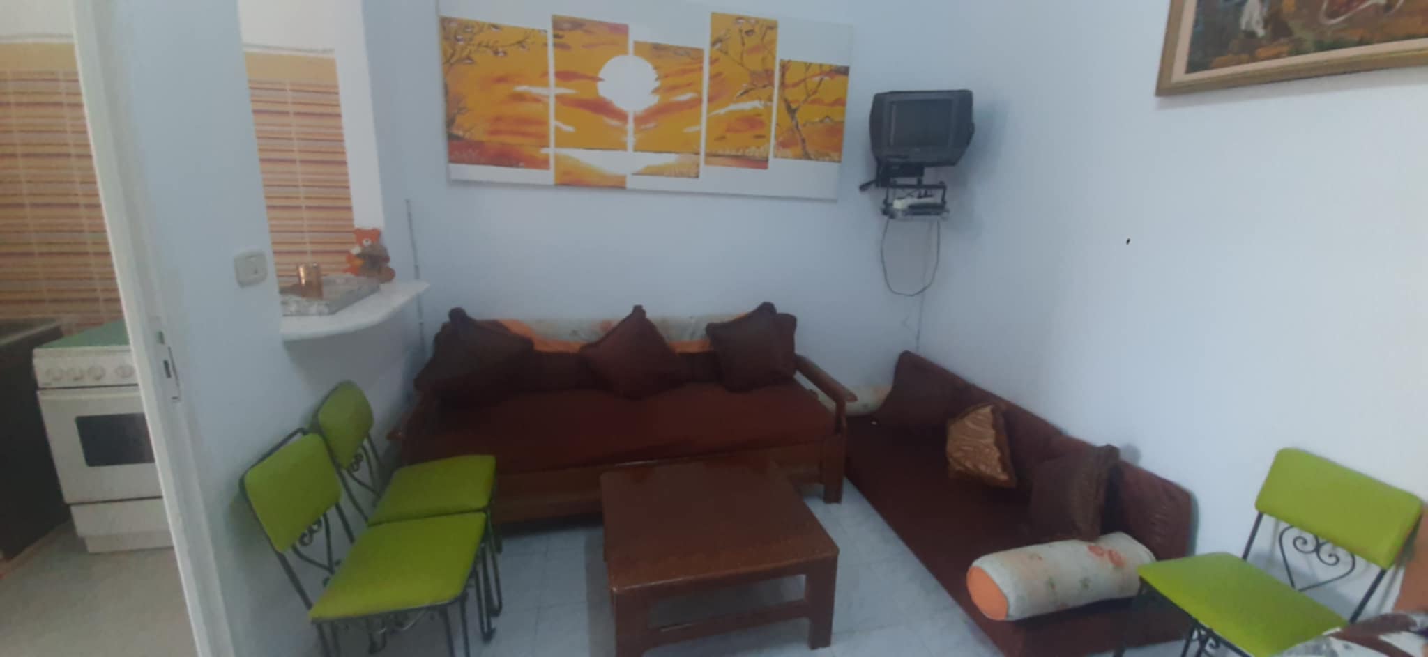 Bizerte Nord Cite El Korniche 1 Location vacances Appart. 1 pice Studio meubl  quelques mtre de la plage