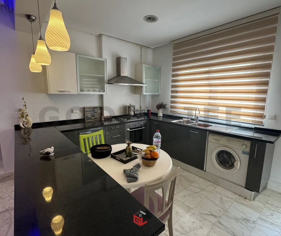 Ain Zaghouan Jardins de Carthage Location Appart. 2 pices Agrable s1 meubl aux jdc