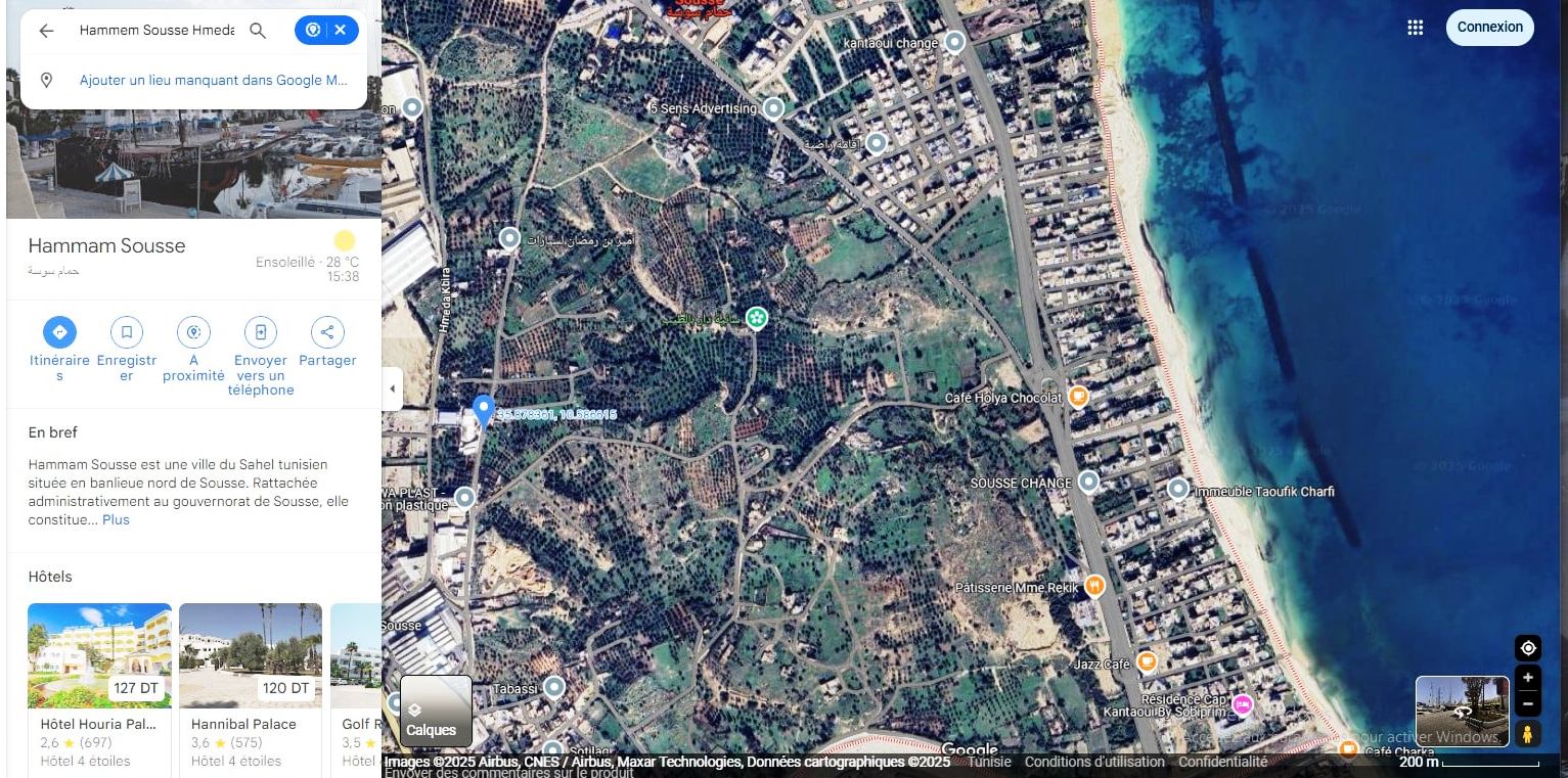 Hammam Sousse Hammam Sousse Terrain Terrain nu Lot 200m prs inter meuble  hmada hammem sousse