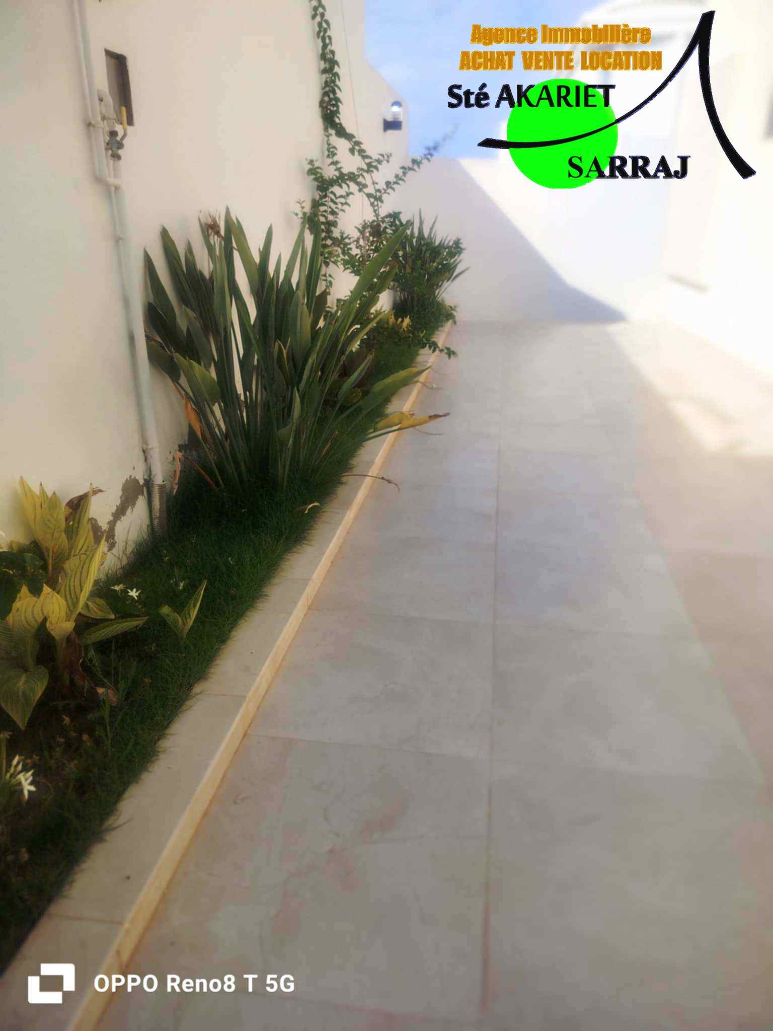 Akouda Chatt Meriem Vente Maisons Villa plain pied prs de villa tilel chatt mariem