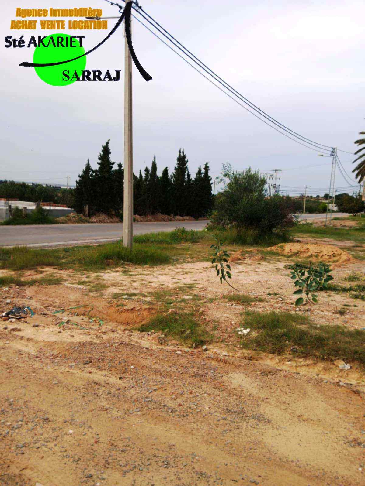 Akouda Chatt Meriem Terrain Terrain nu Lots approuv 370m et 390m et 400m  chatt mariem