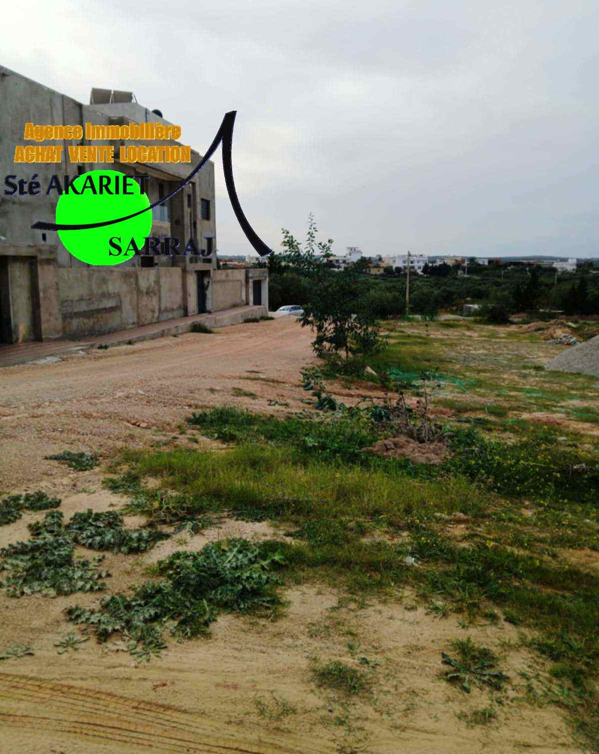 Akouda Chatt Meriem Terrain Terrain nu Lots approuv 370m et 390m et 400m  chatt mariem