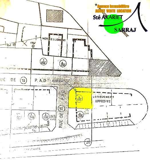 Hammam Sousse Hammam Sousse Gharbi Terrain Terrain nu Lot au 2me position route ceinture hammem sousse