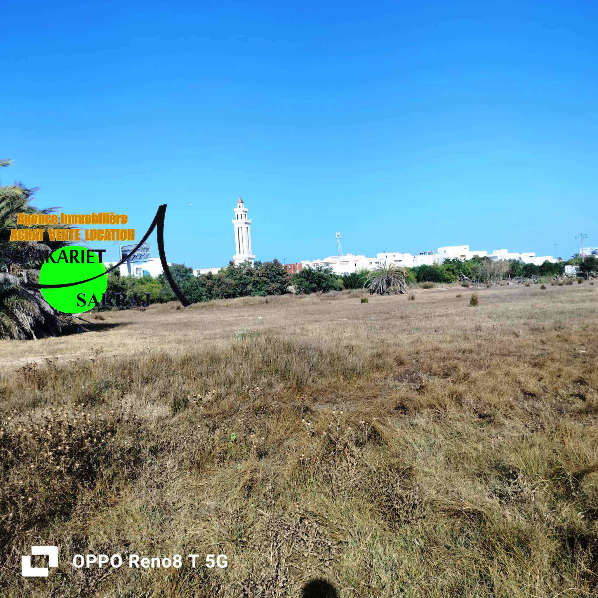 Hammam Sousse El Kantaoui Terrain Terrain nu Lot 1636m en face mosque omar el farouk kantaoui