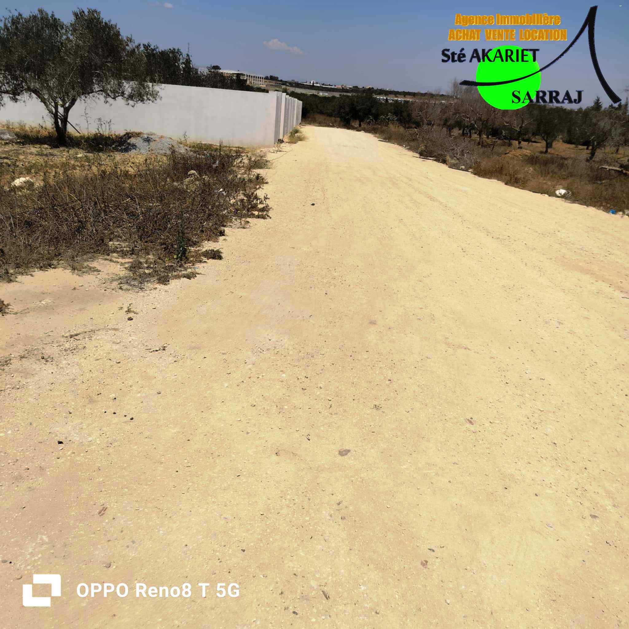 Akouda Chatt Meriem Terrain Terrain agricole Offre nouveau lotissement priv  rmila