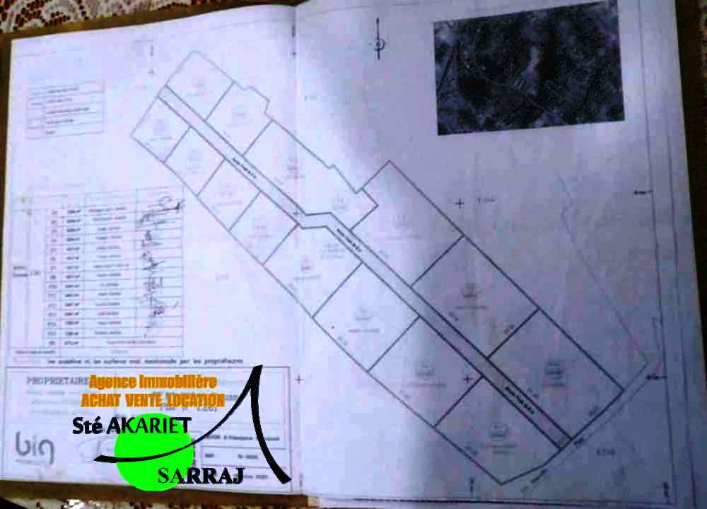 Akouda Chatt Meriem Terrain Terrain agricole Offre nouveau lotissement priv  rmila