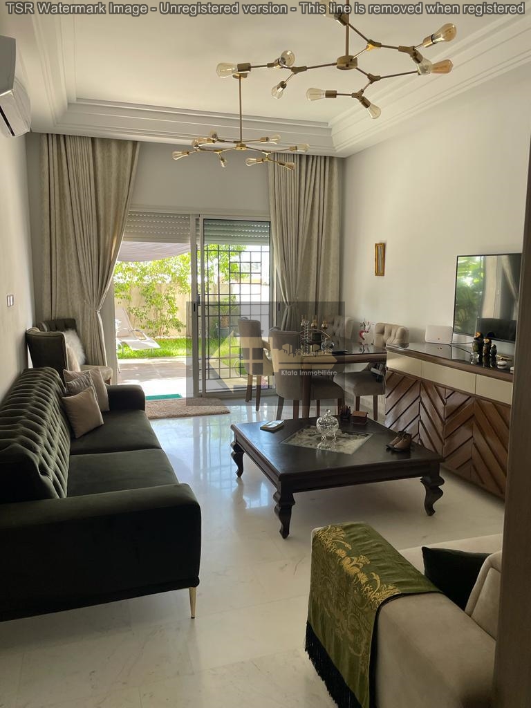 La Marsa El Aouina Vente Appart. 3 pices Aouina vnt s2 avec jardin