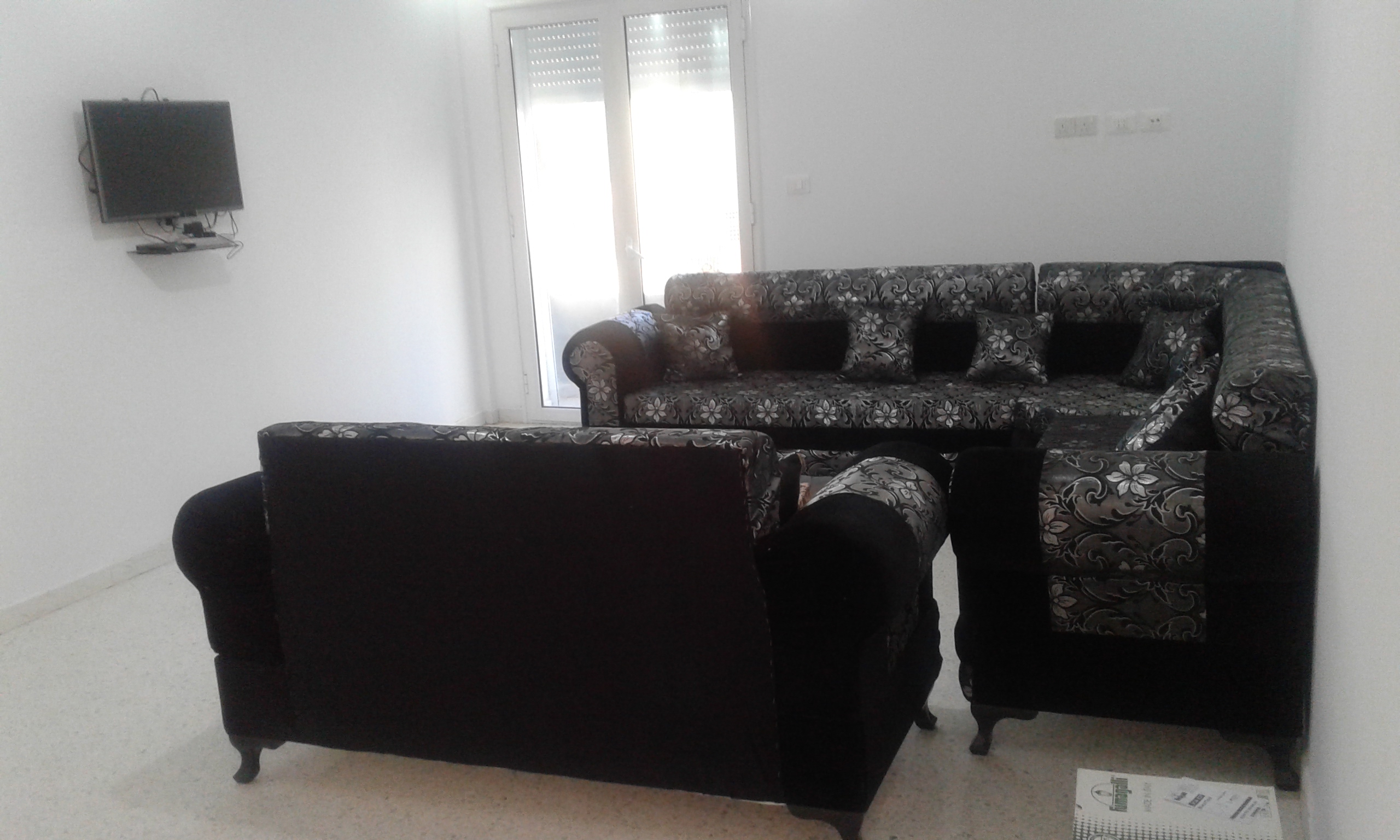 Soliman Soliman Location Appart. 2 pices A ne pas rate s2meuble a cite riyad b cedria