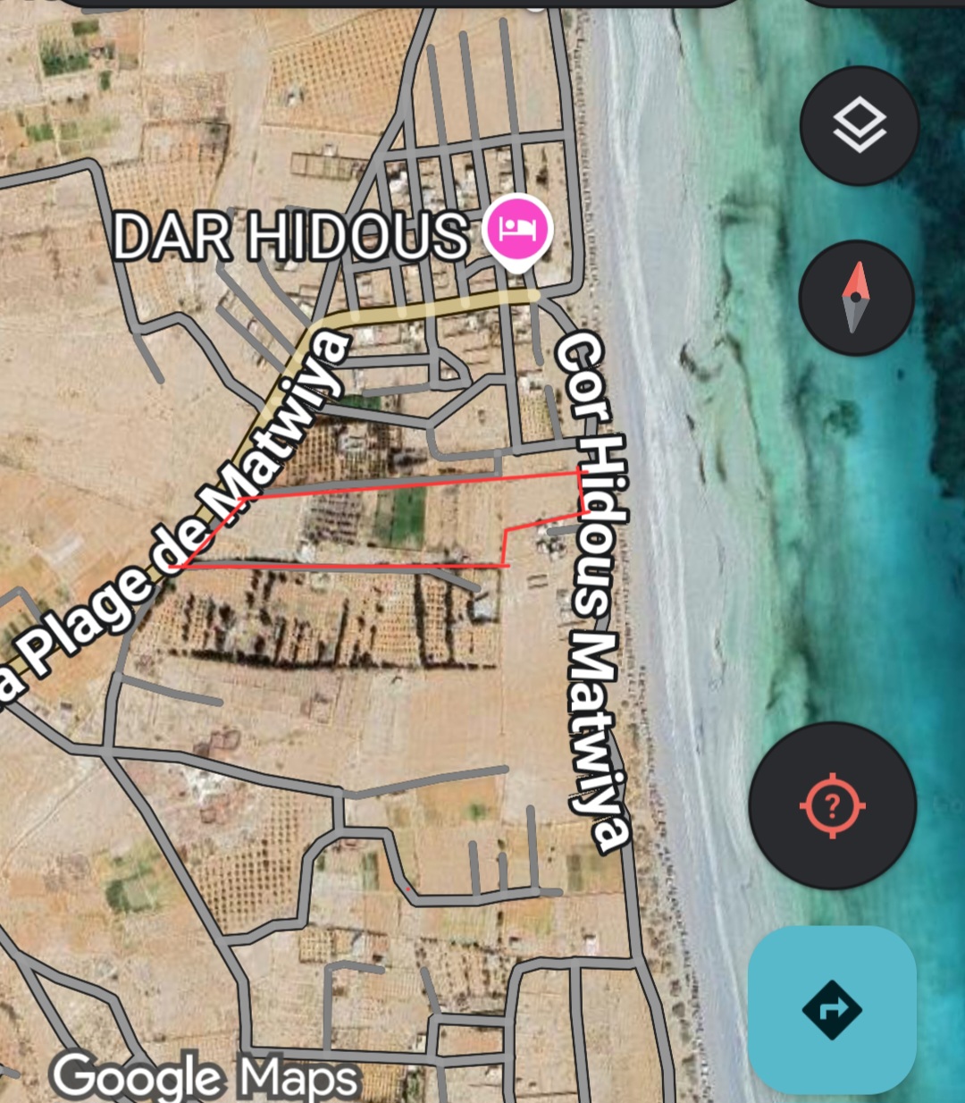 El Metouia Oudhref Terrain Terrain agricole 3 hectares front mer