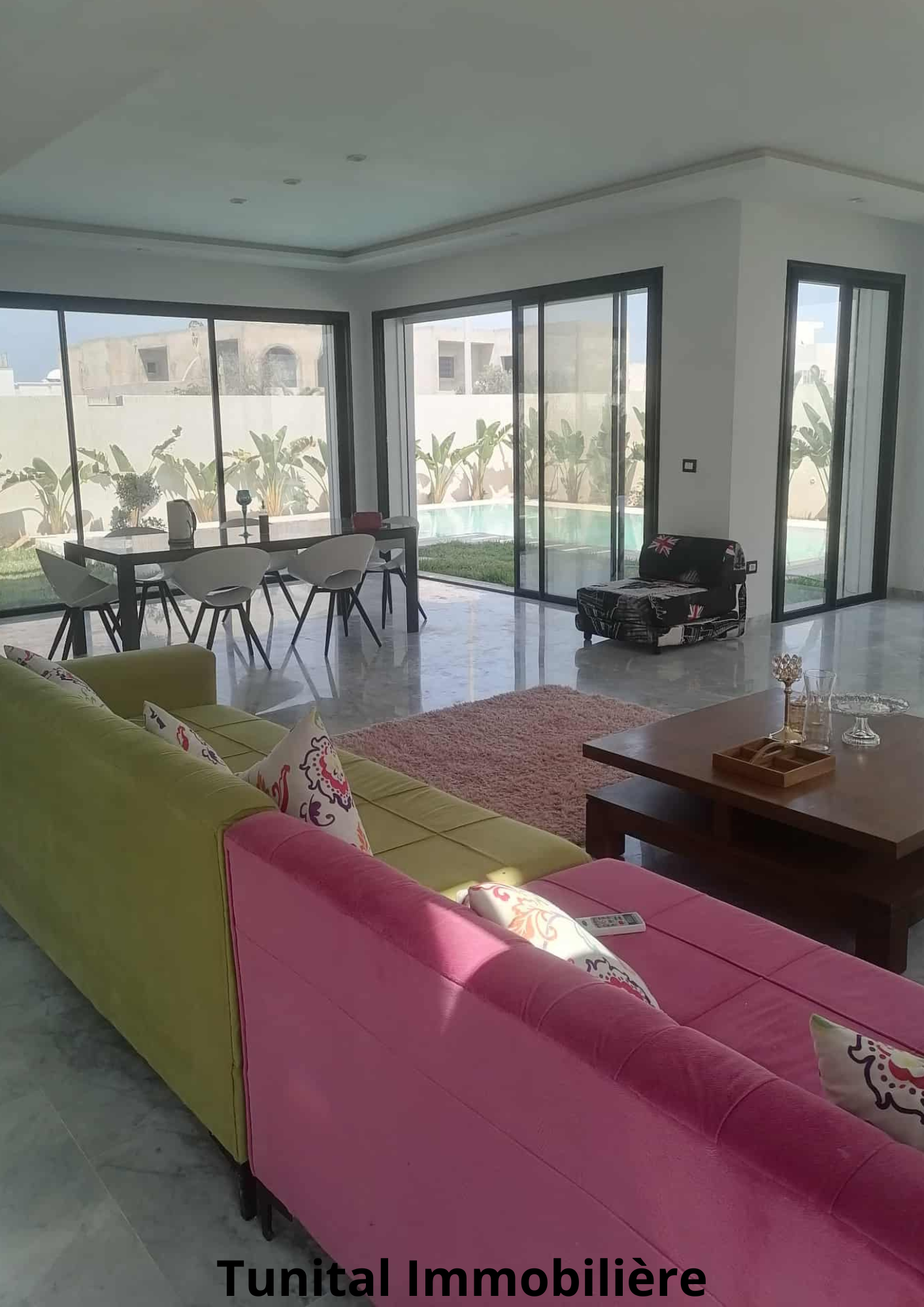 La Soukra Chotrana 3 Location Maisons La soukra chotrana 3  villa neuf standing meuble