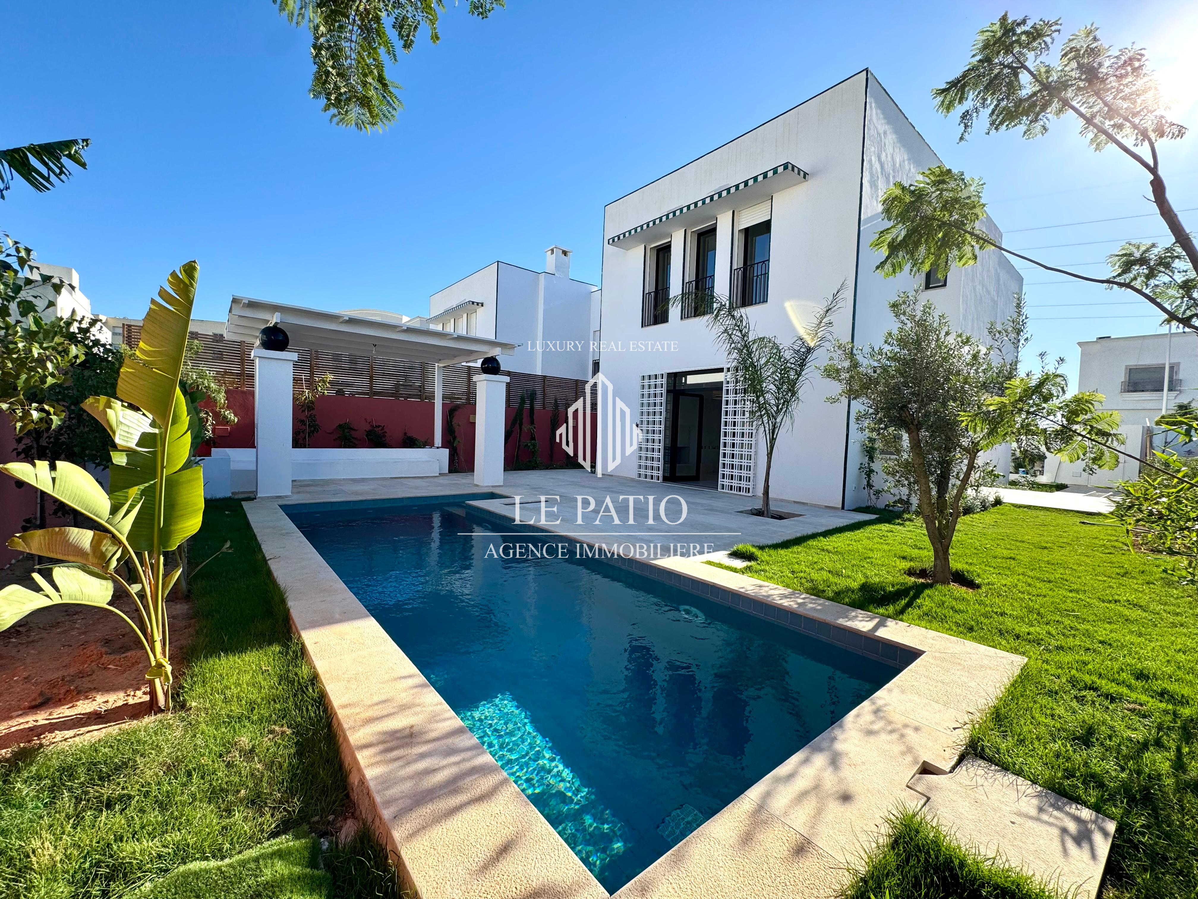 La Marsa Sidi Daoud Location Maisons Villa neuve avec piscine s5
