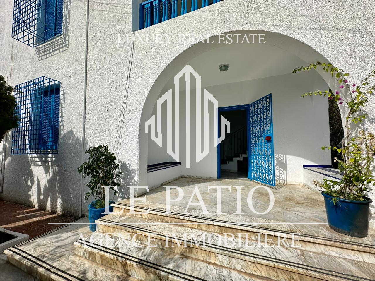 Carthage Sidi Bousaid Location Maisons Villa s3 avec jardin a sidi bou said
