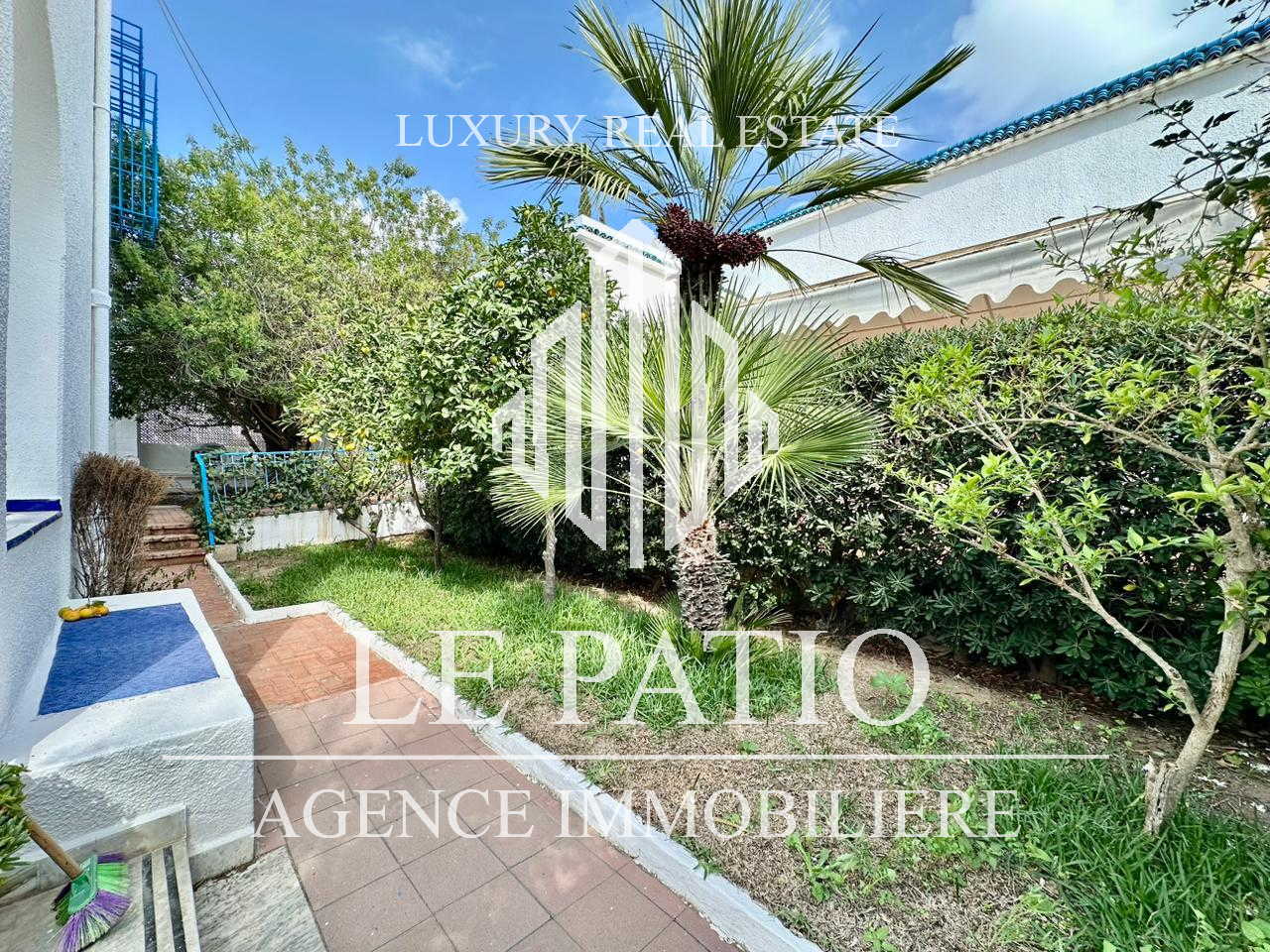 Carthage Sidi Bousaid Location Maisons Villa s3 avec jardin a sidi bou said